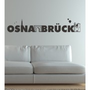 Schriftzug Osnabrück als Wandtattoo