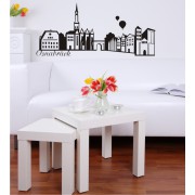 Skyline von Osnabrück als Wandtattoo