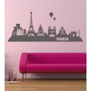 Skyline von Paris als Wandtattoo