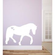 Süßes Pferdchen als Wandtattoo