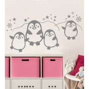 Pinguine als Wandtattoo