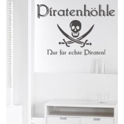 Piratenhöhle als Wandtattoo