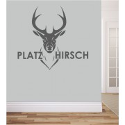 Platz Hirsch als Wandtattoo