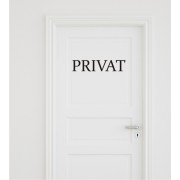 Privat als Wandtattoo