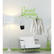 Privat Boutique als Wandtattoogarderobe