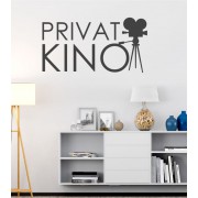 Privat Kino als Wandtattoo