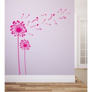 Pusteblume abstrakt als Wandtattoo