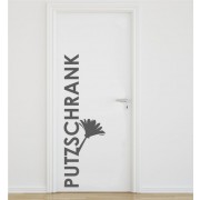 Putzschrank als Wandtattoo