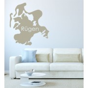 Rügen als Wandtattoo