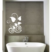 Ranke mit Blättern als Wandtattoo