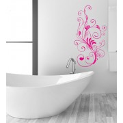 Verspielte Ranke als Wandtattoo