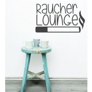 Raucher Lounge als Wandtattoo