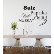 Gewürze 3 als Wandtattoo