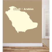 Saudi - Arabien als Wandtattoo