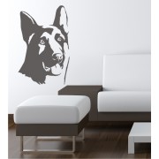 Schäferhund  als Wandtattoo