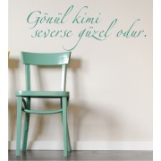 Gönül kimi... als Wandtattoo