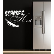 Scharfe Kost als Wandtattoo