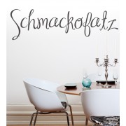 Schmackofatz als Wandtattoo