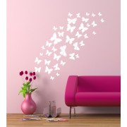 Schmetterlingsschwarm als Wandtattoo