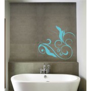 Schwungvolle Ranke als Wandtattoo 