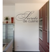 Secrets de cuisine als Wandtattoo 