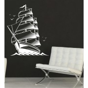 Segler 2 als Wandtattoo