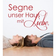 Segne unser Haus... als Wandtattoo