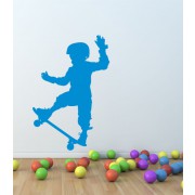 Kleiner Skater als Wandtattoo