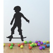 kleiner Skater als Wandtattoo