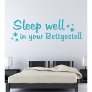 Sleep well... als Wandtattoo
