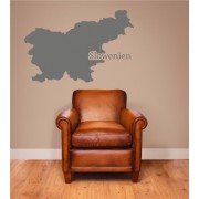 Slowenien als Wandtattoo