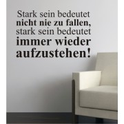 Stark sein... als Wandtattoo