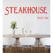 Steakhouse als Wandtattoo