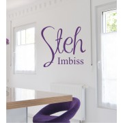 Steh Imbiss als Wandtattoo