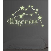 Sternzeichen Wassermann leuchtend