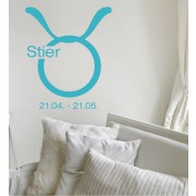 Sternzeichen Stier als Wandtattoo