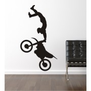 Stunt Bike als Wandtattoo