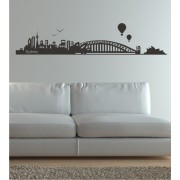 Skyline von Sydney als Wandtattoo