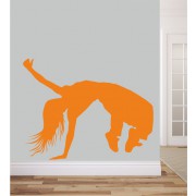 Tänzerin als Wandtattoo