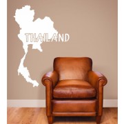 Thailand als Wandtattoo