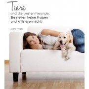 Tiere sind die besten... als Wandtattoo