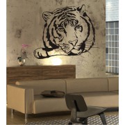 Tigerkopf als Wandtattoo