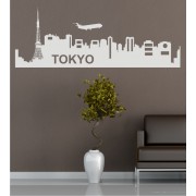 Skyline von Tokyo als Wandtattoo