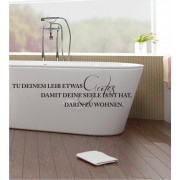 Tu deinem Leib... als Wandtattoo.