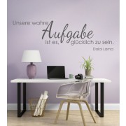 Unsere wahre Aufgabe.. als Wandtattoo