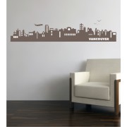 Skyline von Vancouver als Wandtattoo