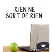 Rien ne.. als Wandtattoo