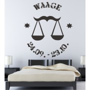 Motiv Waage als Wandtattoo