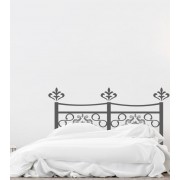 Bettgestell als Wandtattoo