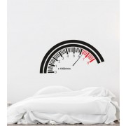 Tacho Speed als Wandtattoo